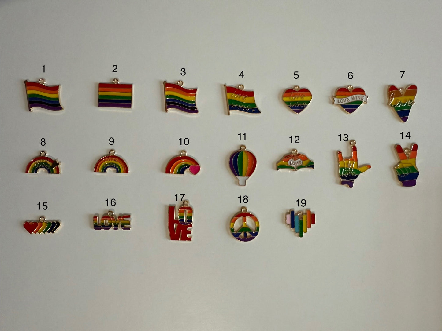 LGBTQIA+ Zip/Bag charm