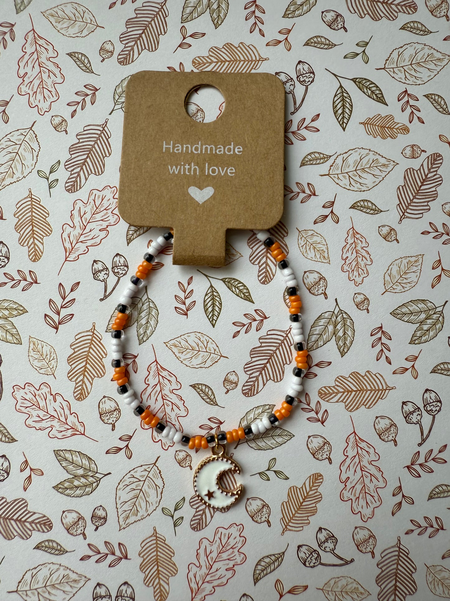 Halloween beaded bracelet