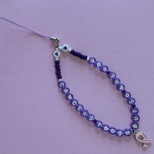 'Cancers tough, but so are you' Phone charm