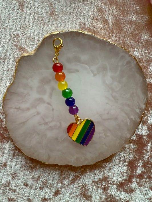 LGBTQIA+ 'Rainbow' flag charm