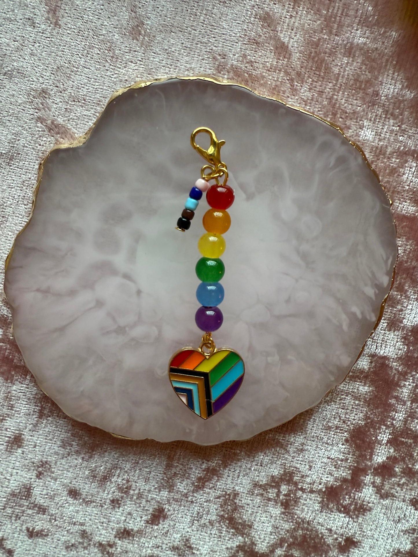 LGBTQIA+ 'Progress' flag charm