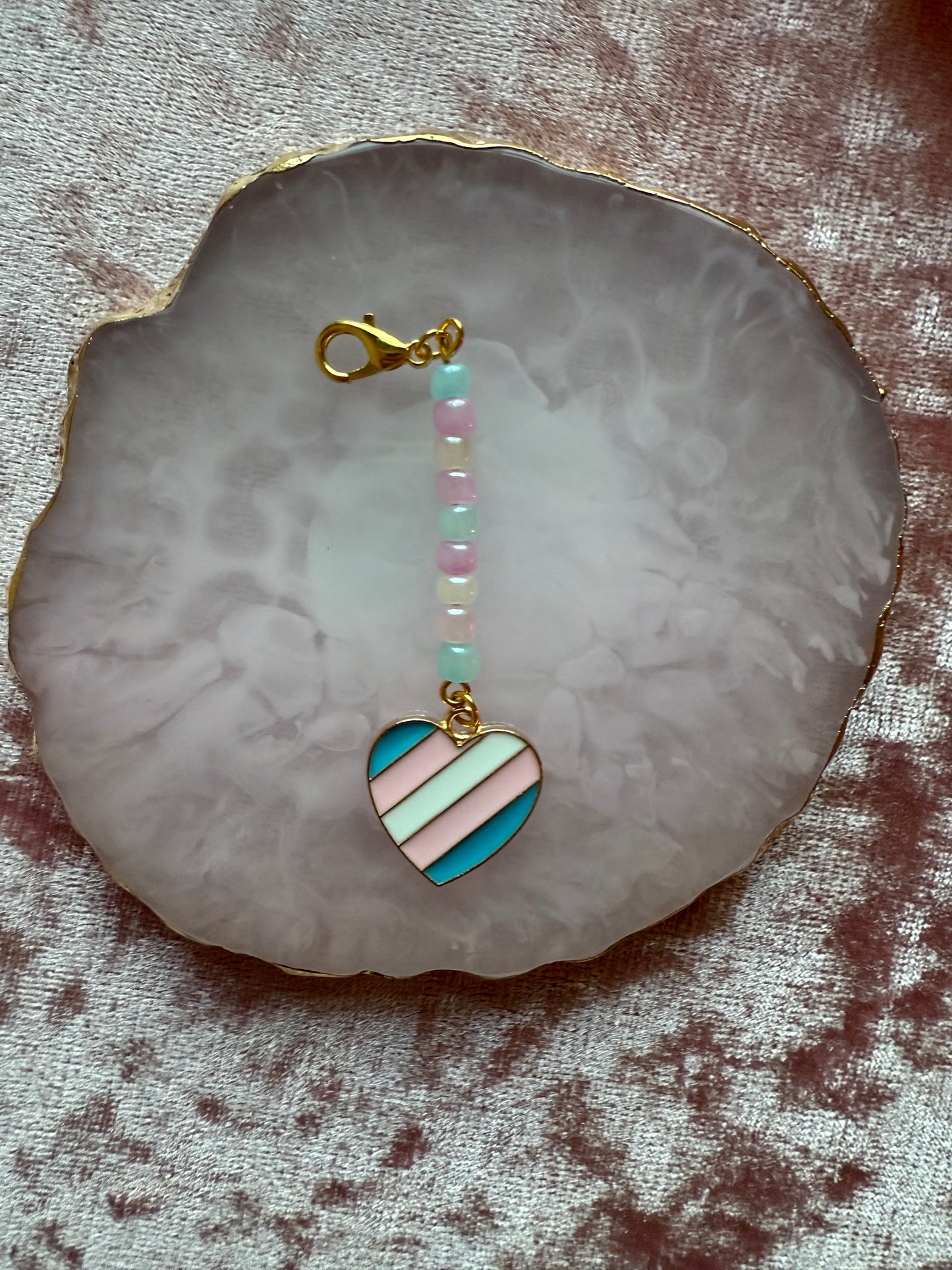 LGBTQIA+ 'Transgender' flag charm