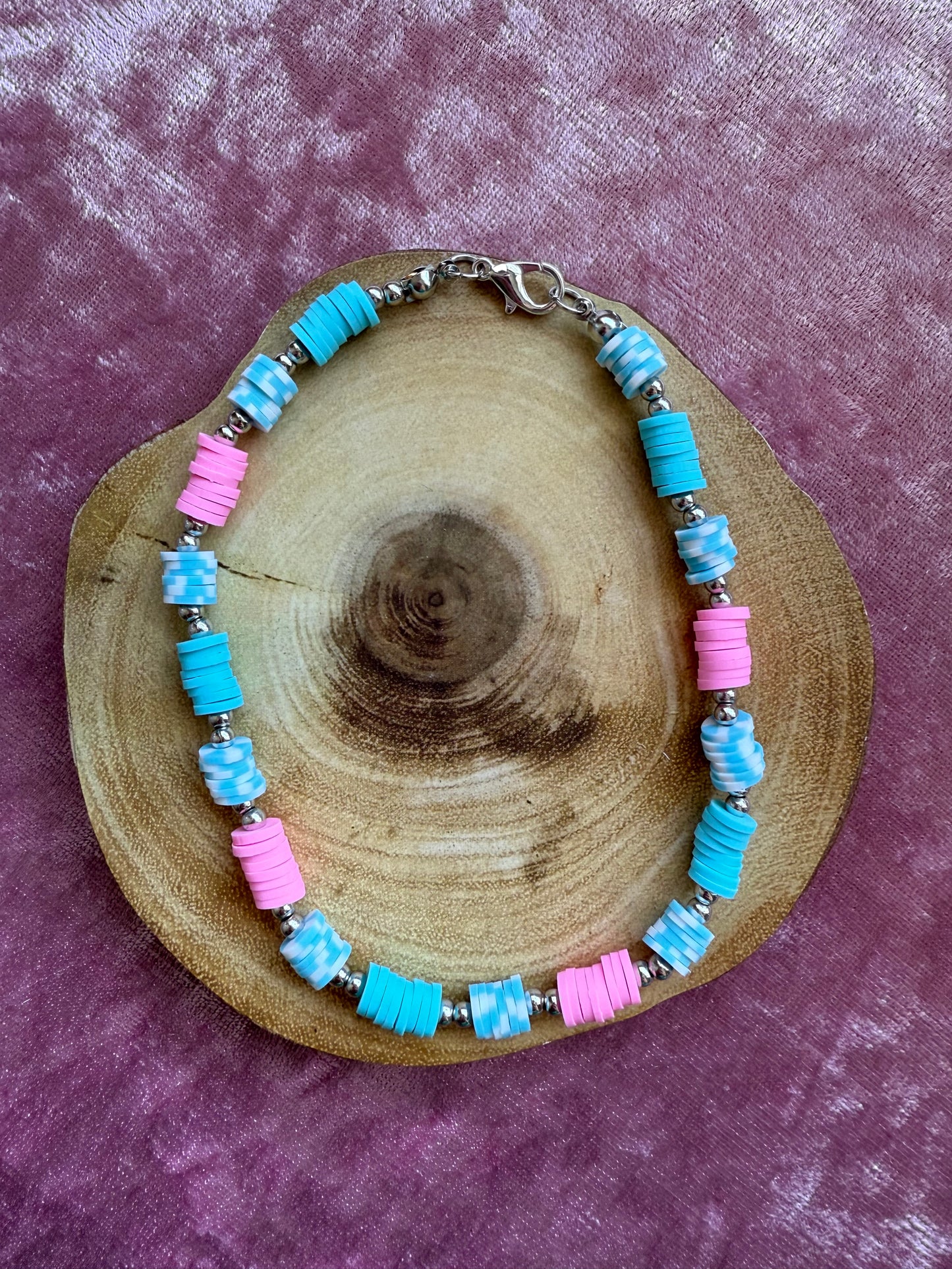 Clay Beaded Anklet