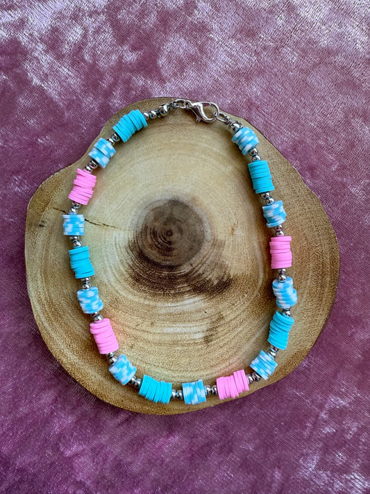 Clay Beaded Anklet