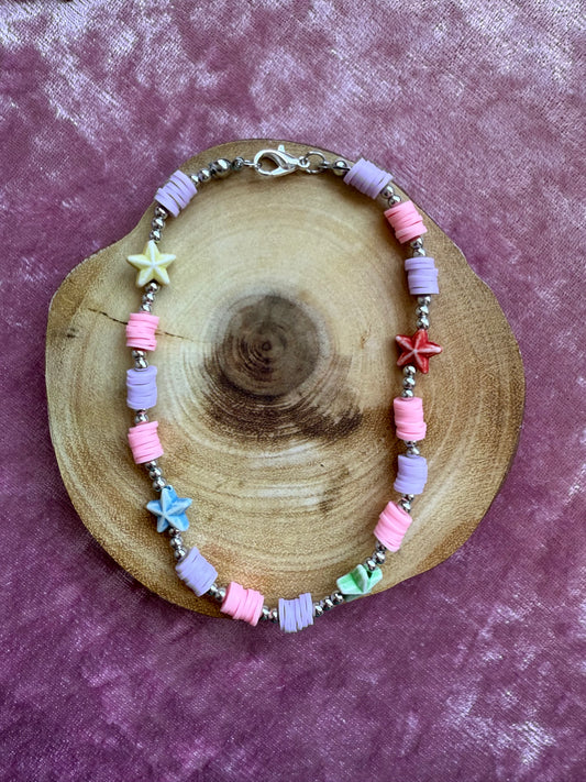 Clay Beaded Anklet