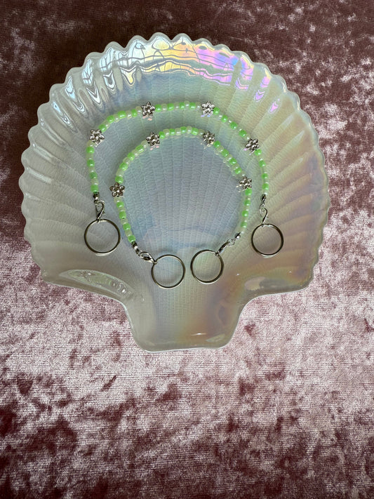 Beaded Croc Charm