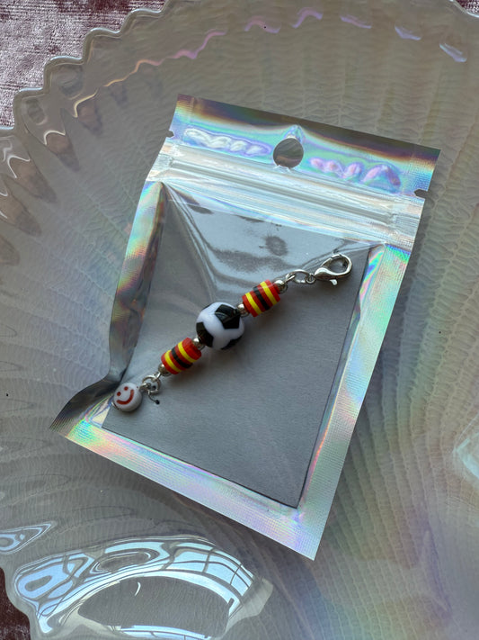Football team bag / zip charm