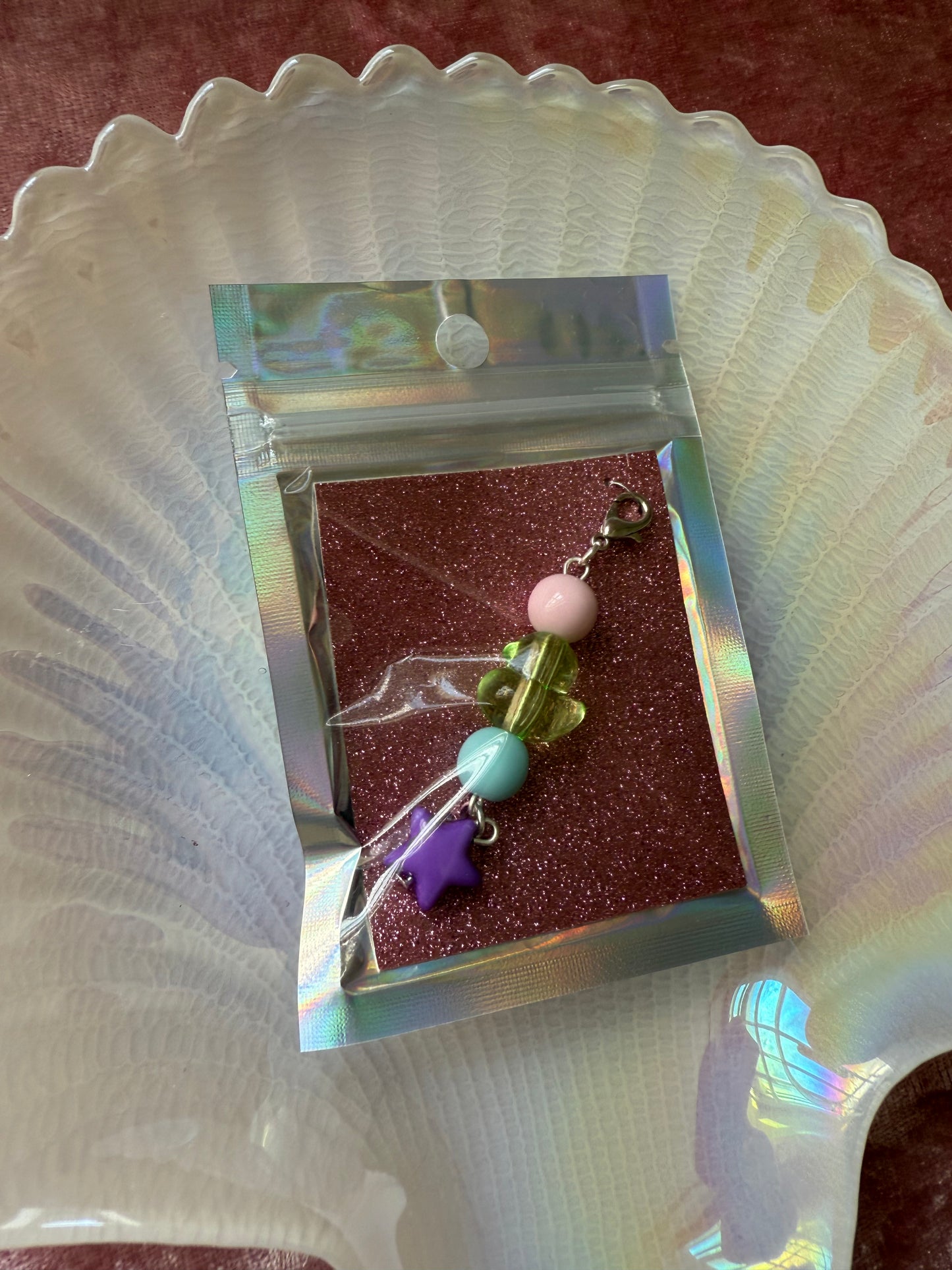Childrens bag / zip charm