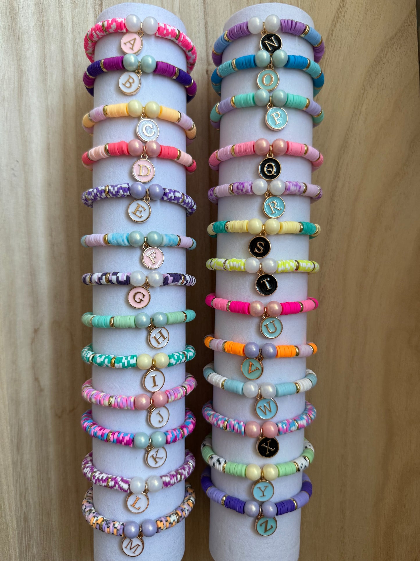 Alphabet initial bracelet