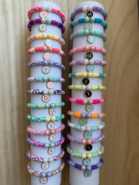 Alphabet initial bracelet
